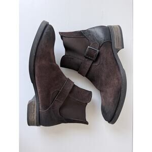 Mario Fagni Men’s 9 M (fits 10 US) Italian Brown Suede Jodhpur Boots